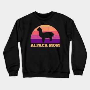 Alpaca Mom Llama Mother Crewneck Sweatshirt